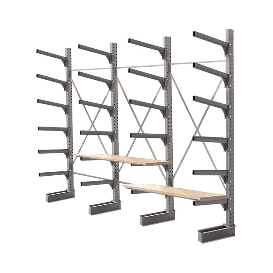 Стеллаж консольный односторонний КСр 2500х4392х960 6 ярусов