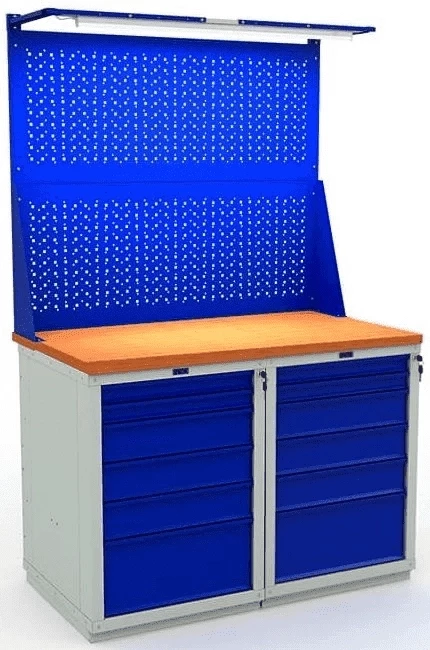 Верстак мини с освещением и ящиками W120.WS6/WS6.021