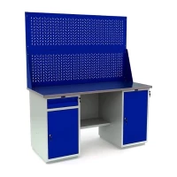 Верстак с металлической столешницей рабочий WT160.WD2/WD1.020