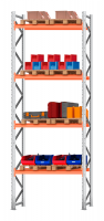 Стеллаж паллетный 6000х1800х1100 4 яруса Р100.1.5Б120.1.5