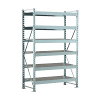 Стеллаж SGR-V 2000х1500х600 6 ярусов (рамы, балки, настил - цинк) ОС