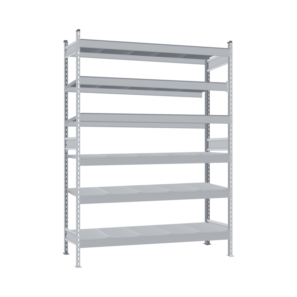 Полочный стеллаж Диком СТ-023 1800х1800х600 с 6 ярусами Полочный стеллаж Диком СТ-023 1800х1800х600 с 6 ярусами