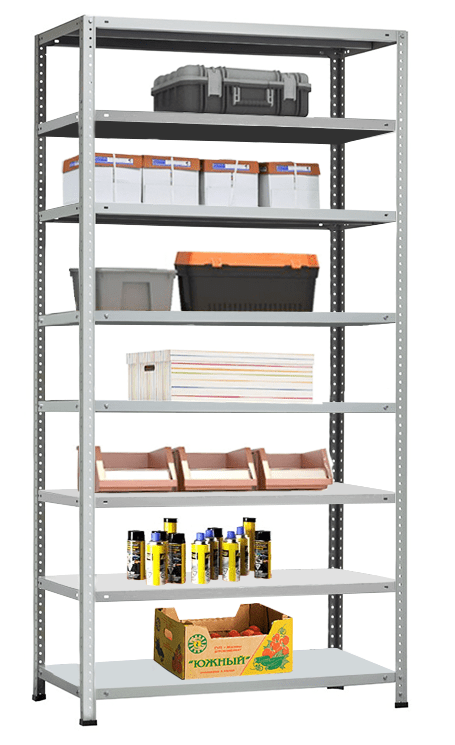 Стеллаж MS Strong 2750х1200х600 c 8 полками