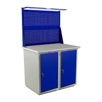 Верстак с полками и двумя экранами рабочий WT100.WD1/WD1.021