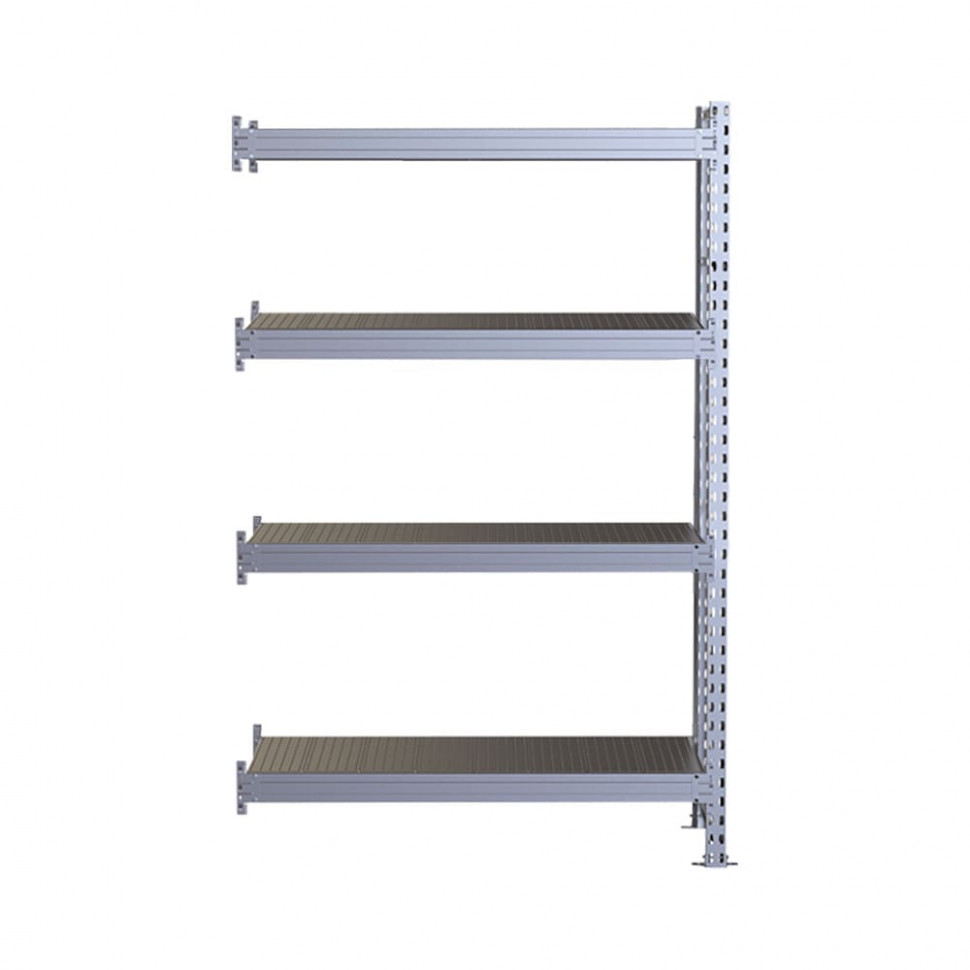 Стеллаж SGR-V 2000х1500х800 4 яруса (рамы, балки, настил - цинк) ДС