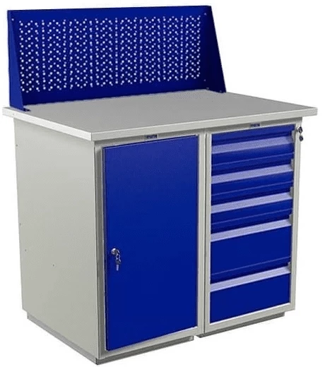 Верстак Практик с ящиками в сарай WT100.WD1/WD5.010