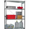 Стеллаж СТ-031 цинк 2279х1300х600 4 полки до 200 кг Стеллаж СТ-031 цинк 2279х1300х600 4 полки до 200 кг