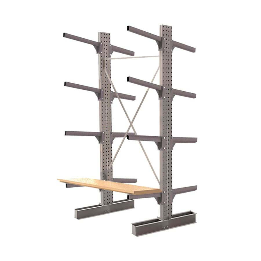 Стеллаж консольный двухсторонний КЛр 2500х1634х1700 (800) 4 яруса Стеллаж консольный двухсторонний КЛр 2500х1634х1700 (800) 4 яруса