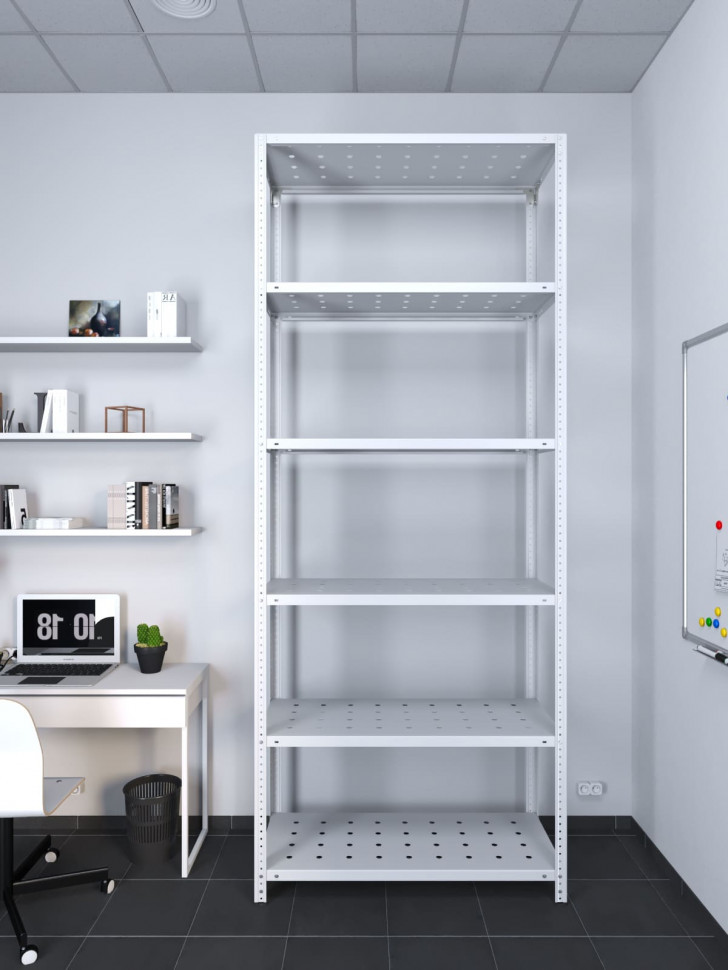 Стеллаж ТС Лайт перф. 2500х700х600 6 полок