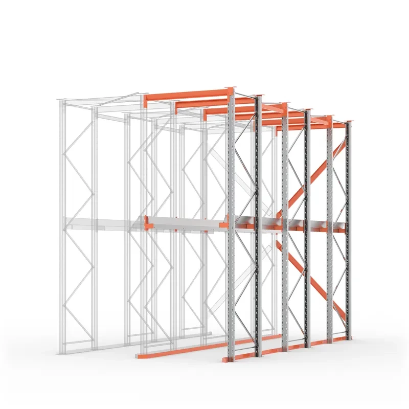 Стеллаж набивной паллетный ДС 4000х5000х1000 (85.1.5) 1 ярус