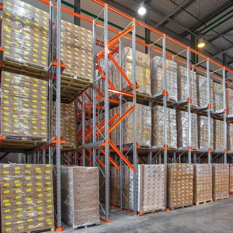 Стеллаж набивной паллетный ДС 4000х5000х1000 (85.1.5) 1 ярус