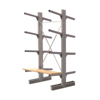 Стеллаж консольный двухсторонний КЛр 2500х1634х1300 (600) 4 яруса