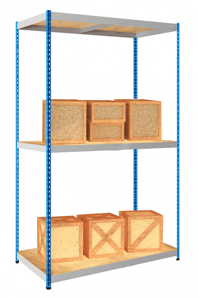 Стеллаж SB 2000х1830х760 3 яруса Стеллаж SB 2000х1830х760 3 яруса