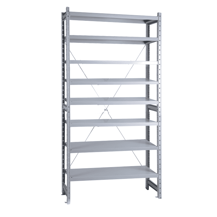 Стеллаж СКУ 2485х1266х600 с 8 полками ОС