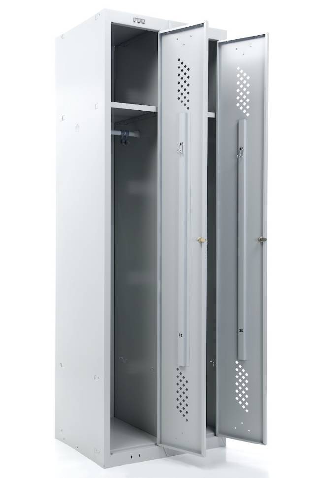 Шкаф для раздевалок усиленный ML 21-80 1830х800х500 мм