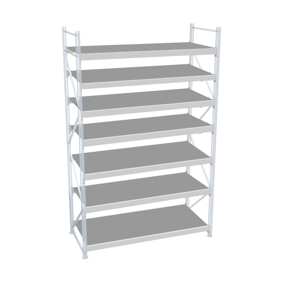 Стеллаж СТ-051 4000х1200х850 с 7 ярусами