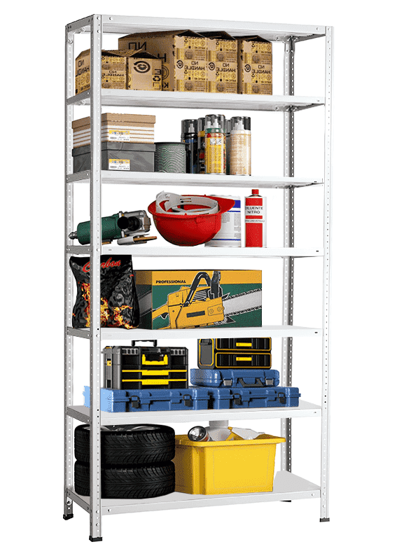 Стеллаж MS Hard 2200х1000х400 c 7 полками Стеллаж MS Hard 2200х1000х400 c 7 полками