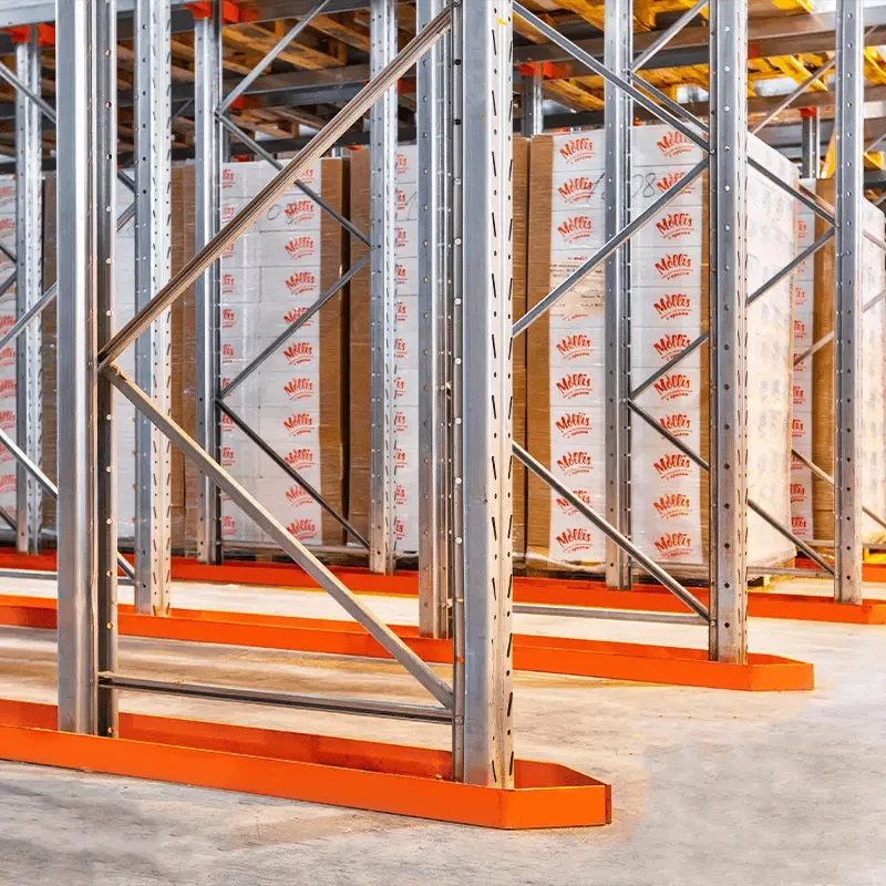 Стеллаж набивной паллетный ДС 4500х5000х1000 (85.1.5) 2 яруса