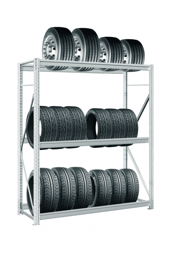 Стеллаж для шин MS Pro Z 2000х2700х500 мм 3 яруса