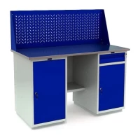 Верстак с полками и экраном рабочий WT140.WD1/WD2.010