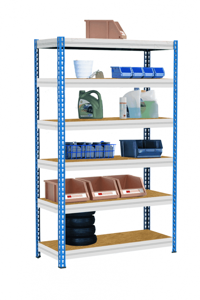 Стеллаж МКФ 18506-2,5 2500х1830х508 6 ярусов