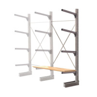 Стеллаж консольный односторонний КЛр 2500х1634х955 (800) 4 яруса ДС