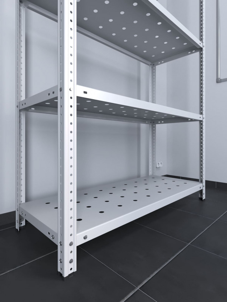 Стеллаж ТС Лайт перф. 2500х1000х400 6 полок