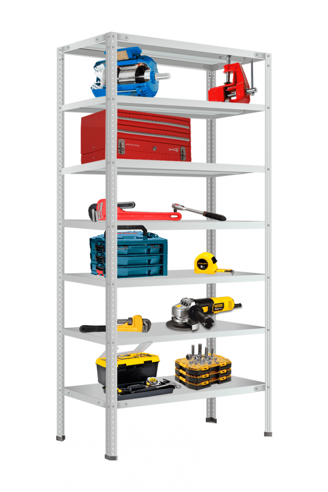 Стеллаж Титан МС-750 2500х700х400 мм 7 полок