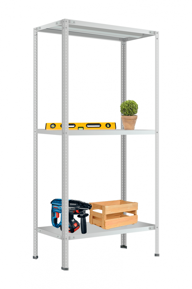 Стеллаж Титан МС-750 3000х700х500 мм 3 полки Стеллаж Титан МС-750 3000х700х500 мм 3 полки