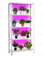 Стеллаж для рассады с подсветкой Невилон Флора 2550х700х300 c 5 полками
