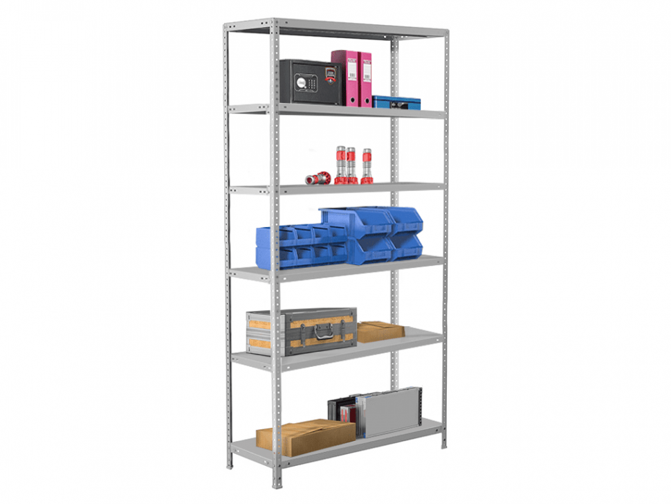 Стеллаж MS Standart 2550х1000х400 c 6 полками