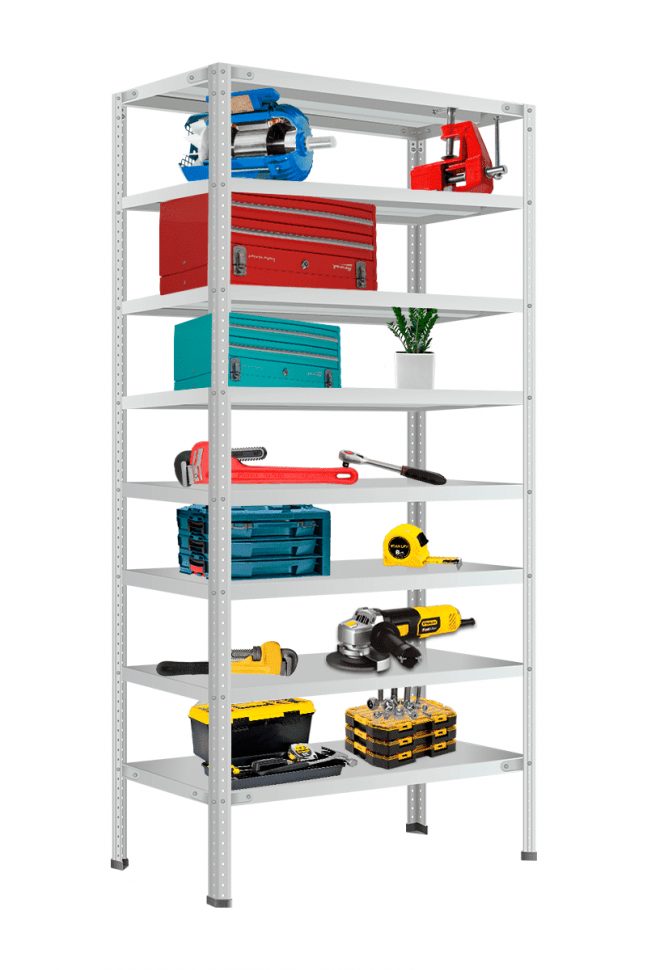 Стеллаж Титан МС-750 3000х1200х400 мм 8 полок