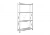 Стеллаж металлический MS U 2000х1200х1000 4 полки сплошные до 300 кг