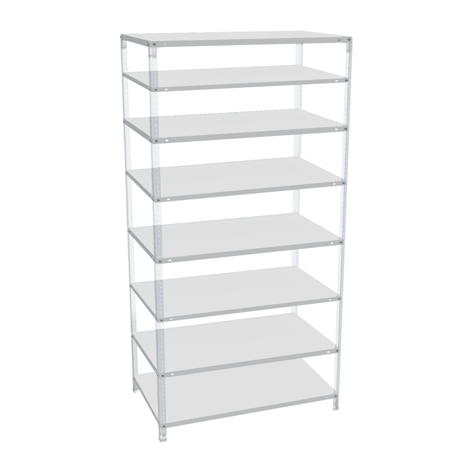 Стеллаж СТ-011 2000х1000х500 с 8 полками до 150 кг