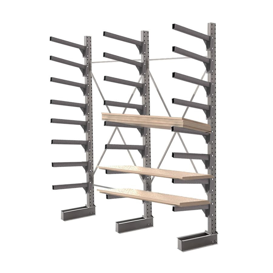 Стеллаж консольный односторонний КСр 2500х3294х960 8 ярусов