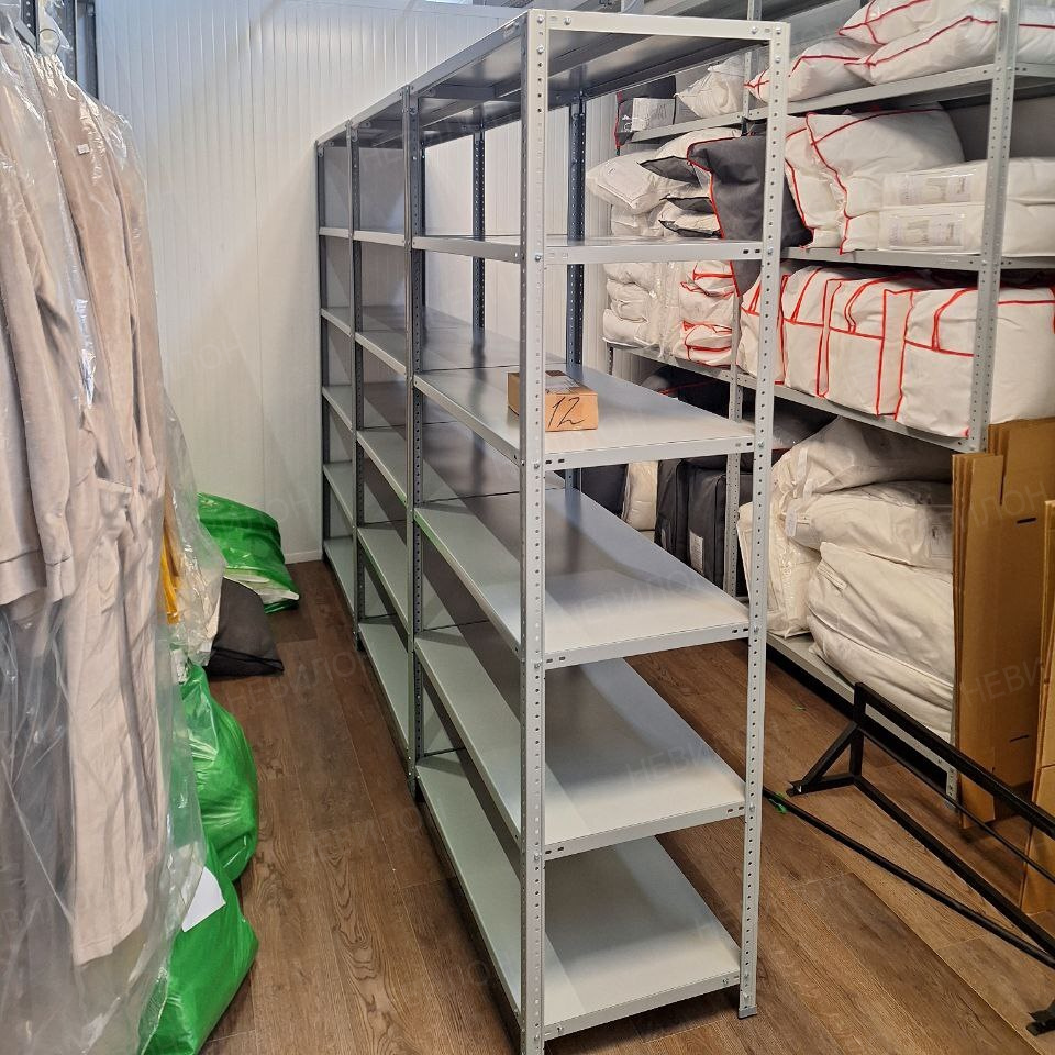 Установка стеллажей для склада