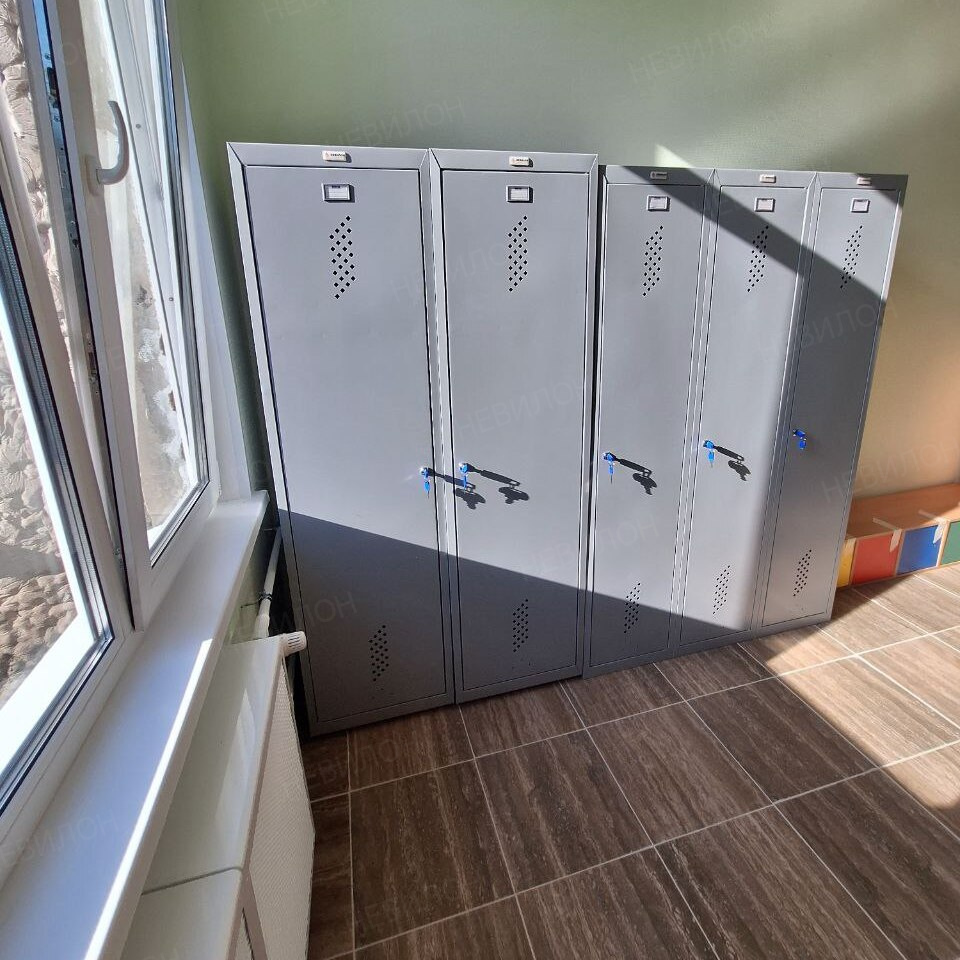 Оборудовали шкафами Практик детский сад